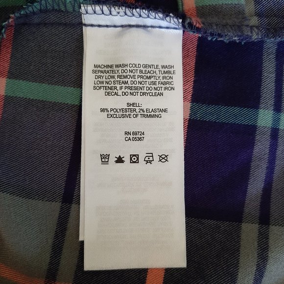 Columbia Flannel Plaid Shacket Shirt - Picture 8 of 10